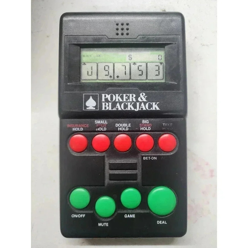 Vintage 1994 Diversified Poker Blackjack Handheld Video Game Tested Working